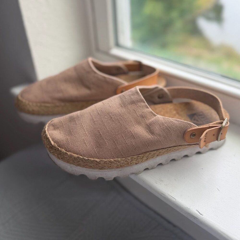 REEF Women’s Cushion Sage Slingback Espadrille Platform Mule Clogs Women’s 6 - Picture 3 of 12